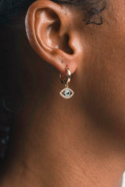 Kelly Evil Eye Hoops