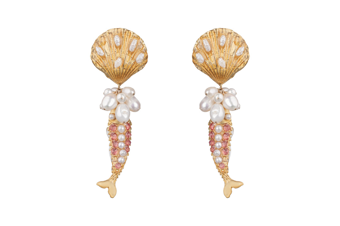 Chanel Luxe Pink Topaz and Freshwater Pearls