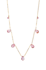 Mini Pink Topaz Choker