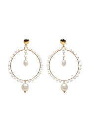 Bougainvillea Earrings 45mm