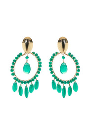Green Onyx Cara Earrings