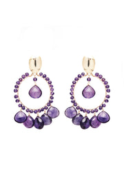 Amethyst Cara Earrings